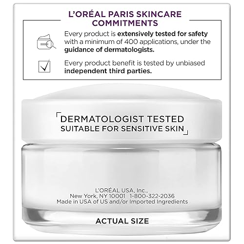 Miniatura 5 de L'Oreal Paris Wrinkle Expert 55+ - Hidratante facial antienvejecimiento con calcio, no graso, adecuado para pieles sensibles, 1.7 onzas líquidas