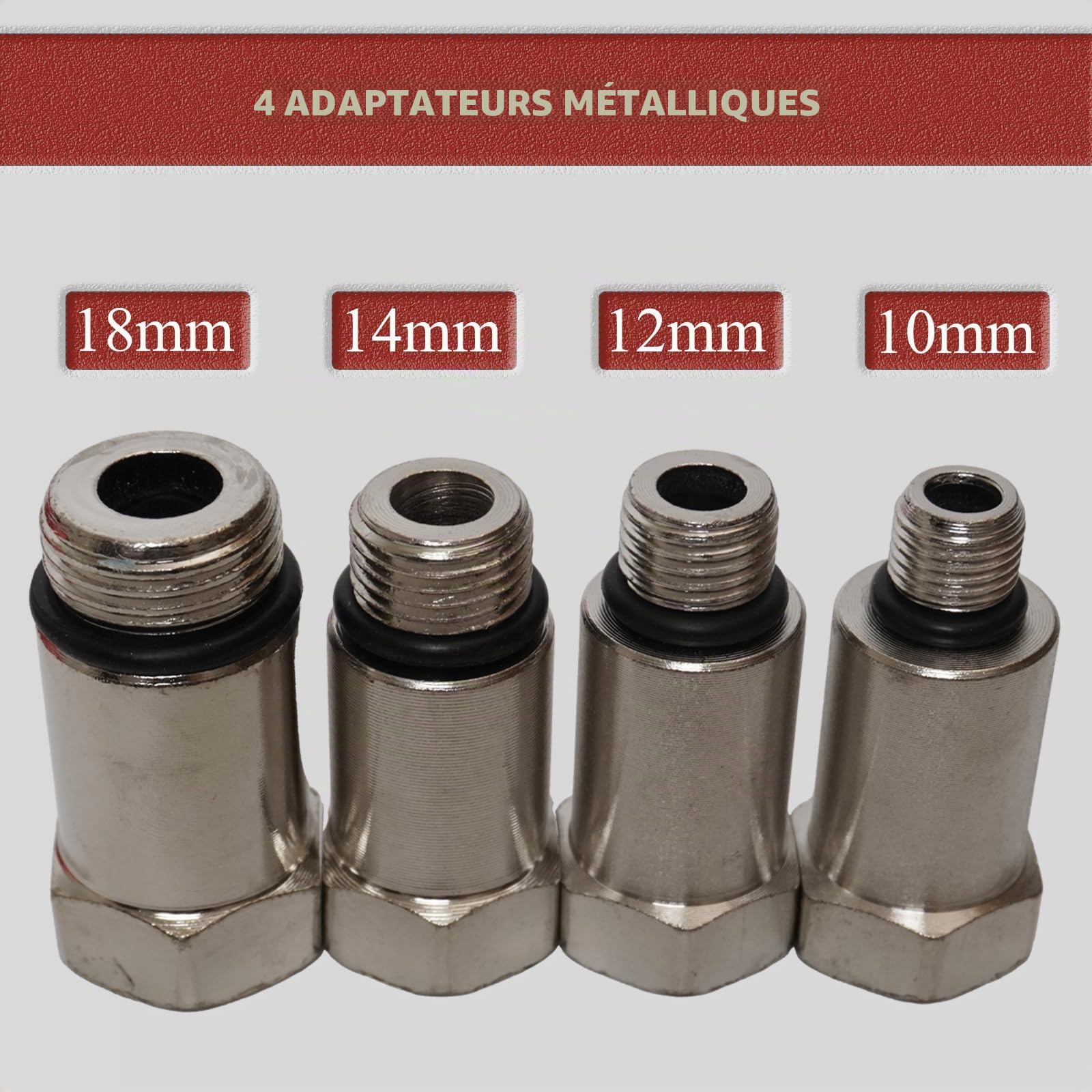 TU-21 Testeur Fuite Bouteille avec deux jauges, 0-100PSI/ 0-7Bar Testeur D'étanchéité Cylindre Moteur Automobile Outil Diagnostic pour Vérification Pression et le Test Débit Fuite