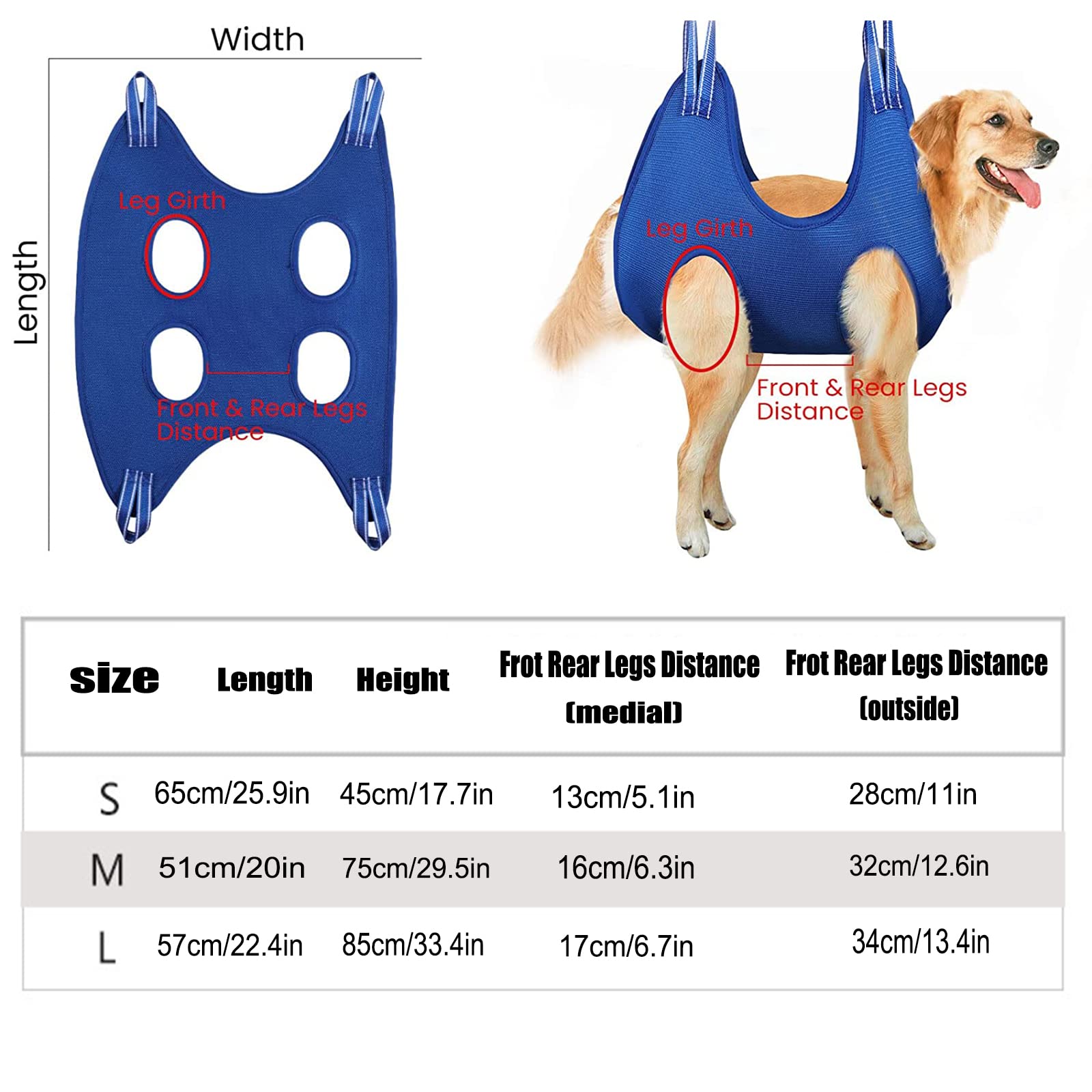 Kkiimatt Huisdierverzorging, hangmatharnas, hondenverzorging, hangmat voor kleine honden, hondennageltrimhangmat met nagelknipper, hondenhangmat voor verzorging met brede riem (Small 12 kg Max