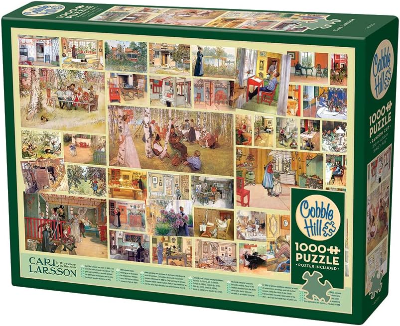 Cobble Hill 1000 Piece Puzzle - Carl Larsson - Sample Poster Included