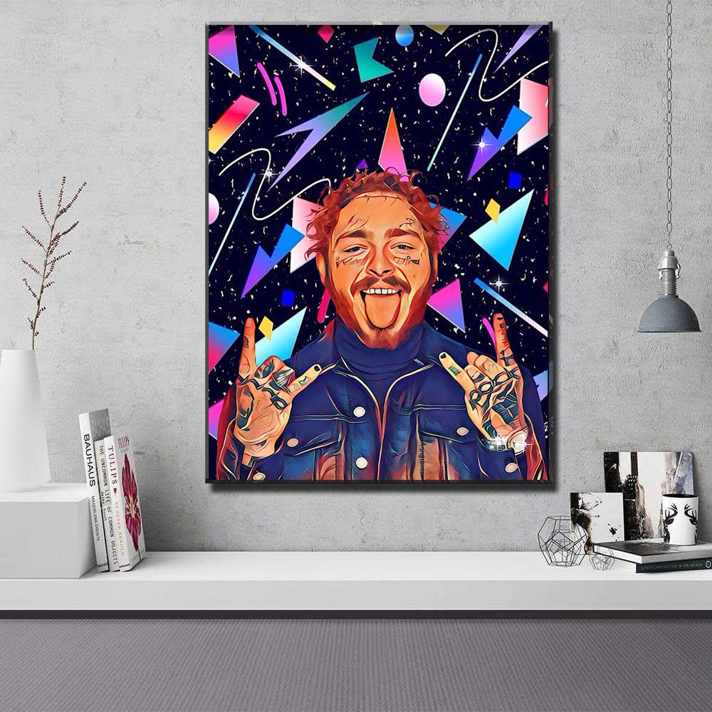 Buy Rappers Famous People Hand Drawn Canvas Wall Art Home Decor (12in x