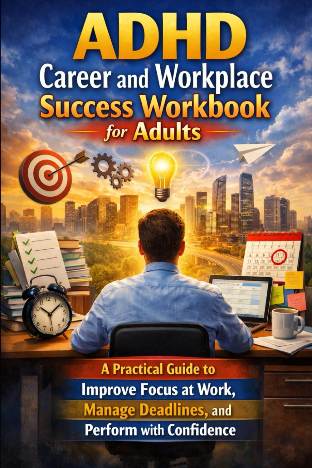 ADHD Career and Workplace Success Workbook for Adults: A Practical Guide to Improve Focus at Work, Manage Deadlines, and Perform with Confidence