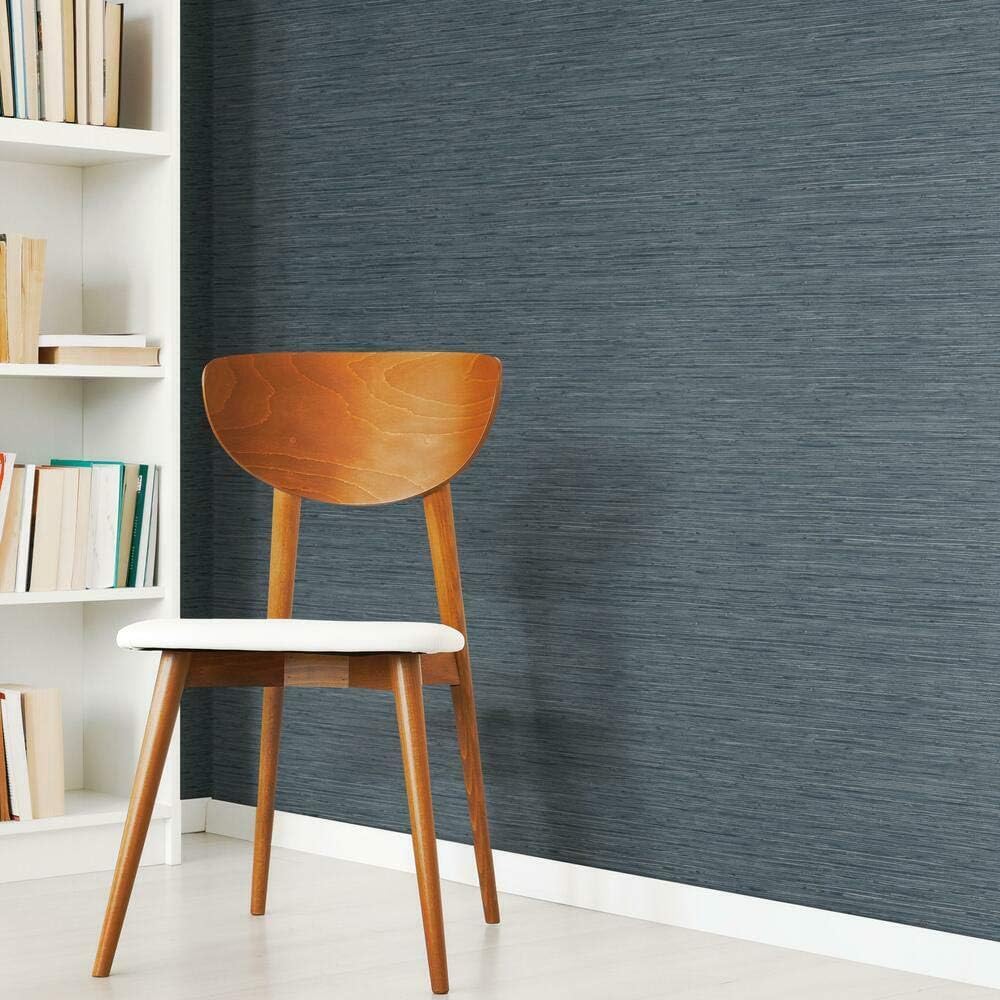 Navy Grasscloth Wallpaper Peel And Stick : Buy Navy Blue Contact Paper