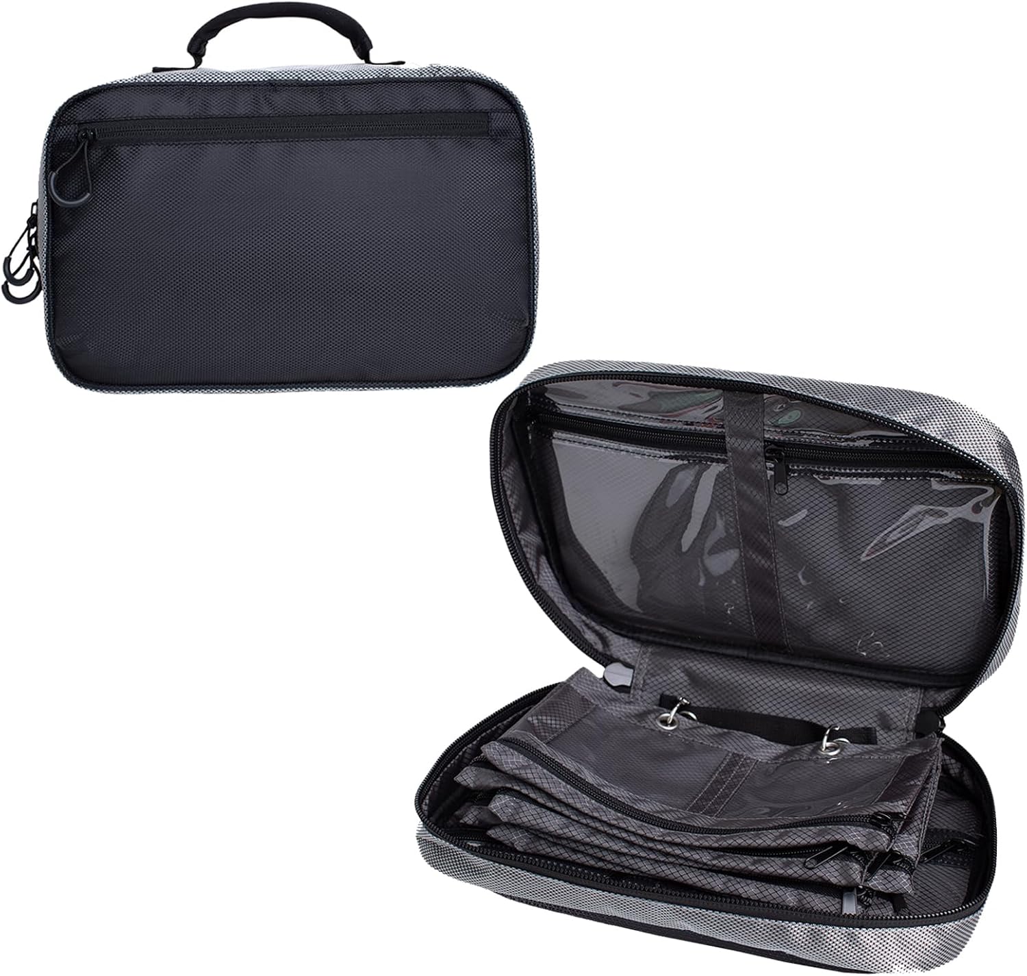 Fishing Tackle Binder Bag Lure Biat Organized Storage Binder Case(Black)