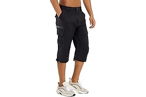 TACVASEN Men's 3/4 Cargo Shorts: Conquer the Outdoors with Style and Functionality