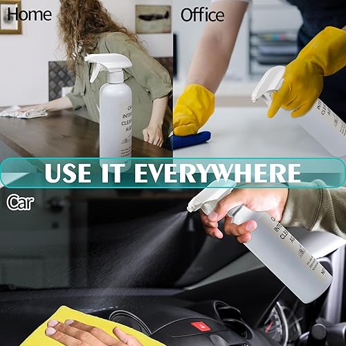 Miniatura 7 de BIBOKLTIY Detalle de interiores, limpiador total de interiores de automóvil para plástico, cuero, vinilo, tela y más  Elimina el polvo, la suciedad