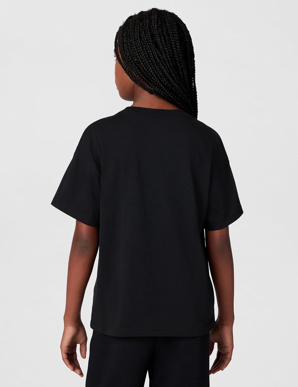 Nike Girls' Sportswear Club Basketball Hoop Boyfriend T-Shirt - Image 3