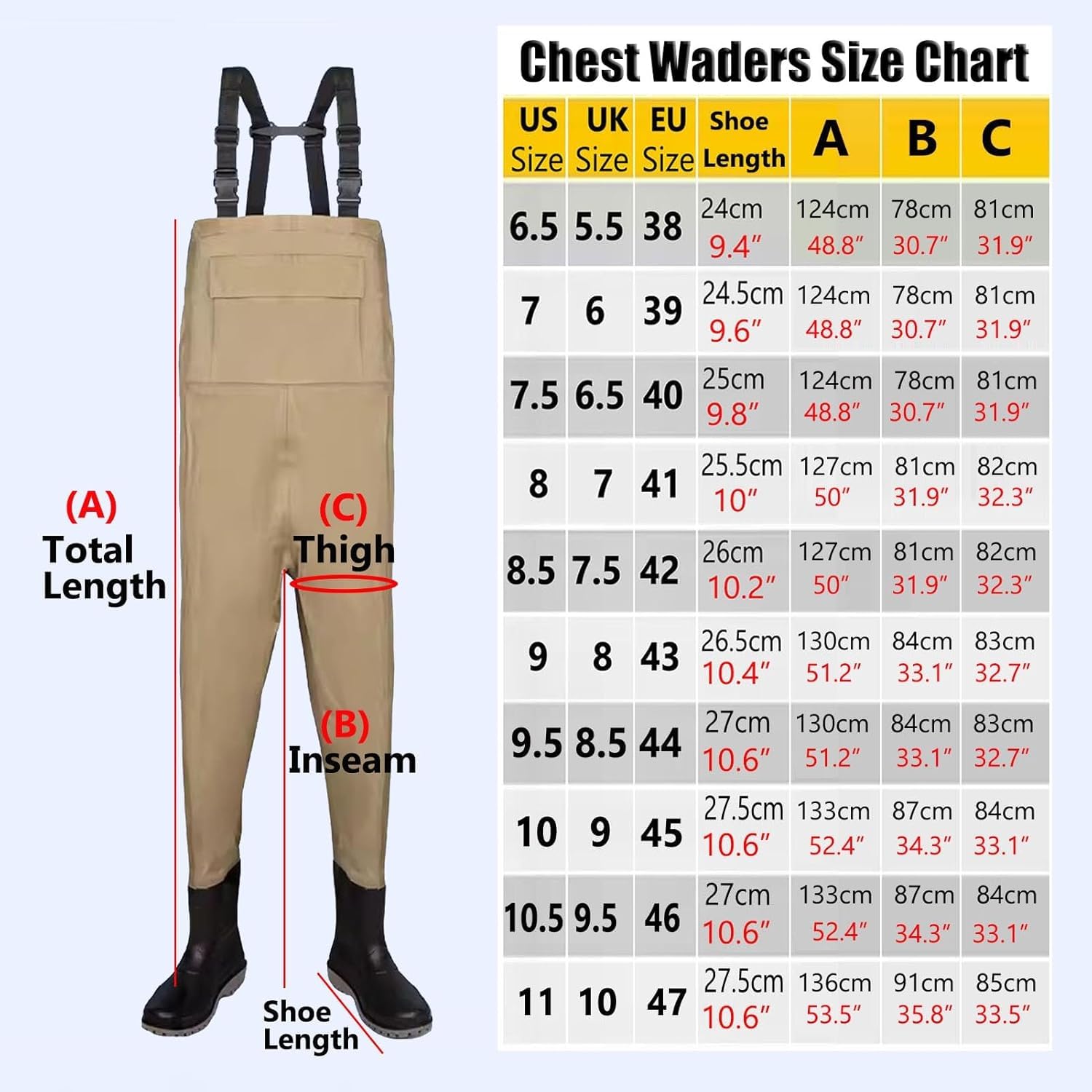 Wodery na klatkę piersiową Wodery na biodra Nylonowe buty do bioder dla kobiet, gruba podeszwa z wołowiny, lekkie, wodoodporne buty(Green,7.5)