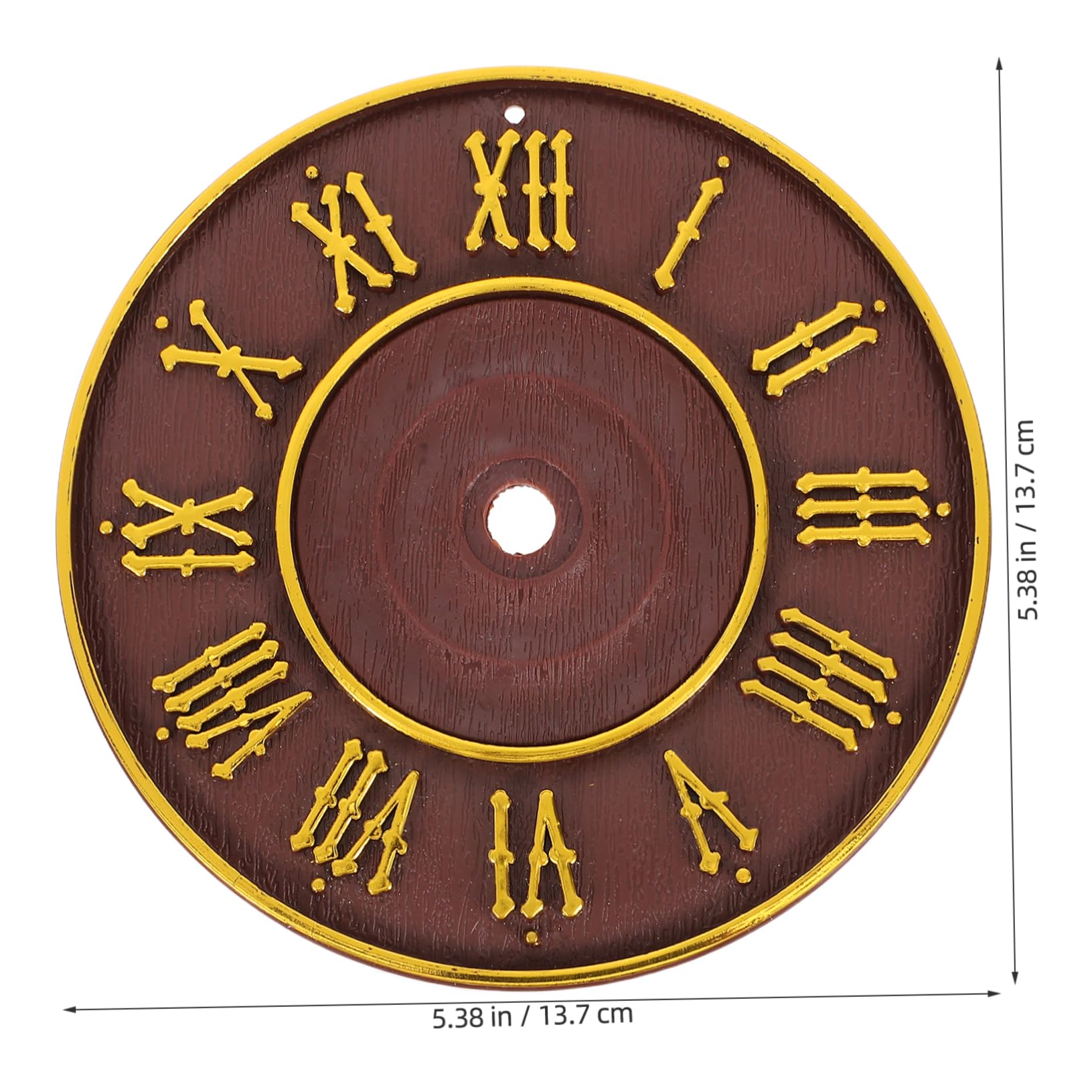 HEALLILY Antique Clock with Roman Numerals Dial Vintage Design for Living Room Bedroom Installation Accurate Timekeeping Craftsmanship