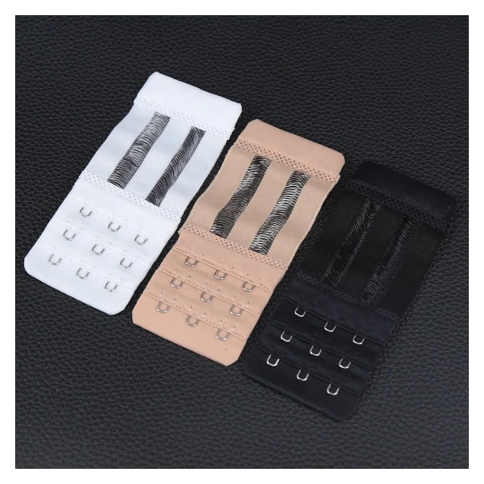 Extensor de Sujetador for Mujer, Juego 3 uds., extensión Correa Nailon con Ganchos, Extensores íntimos alargados, Accesorios