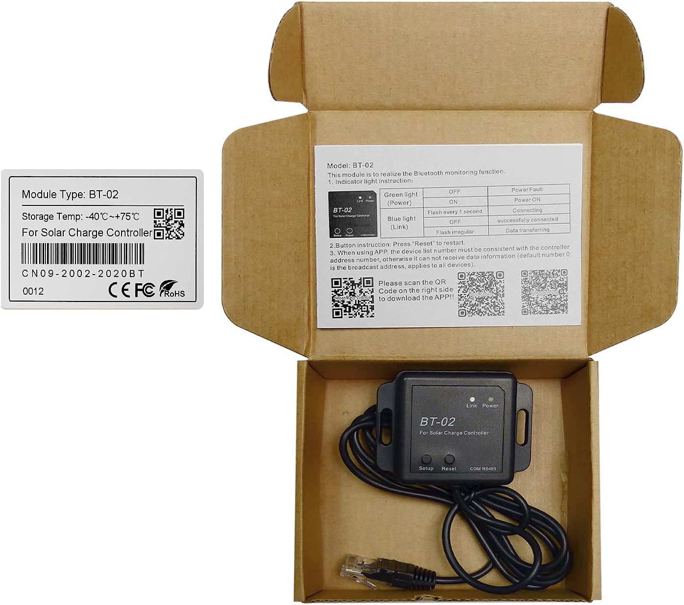 BT-02 Package Contents