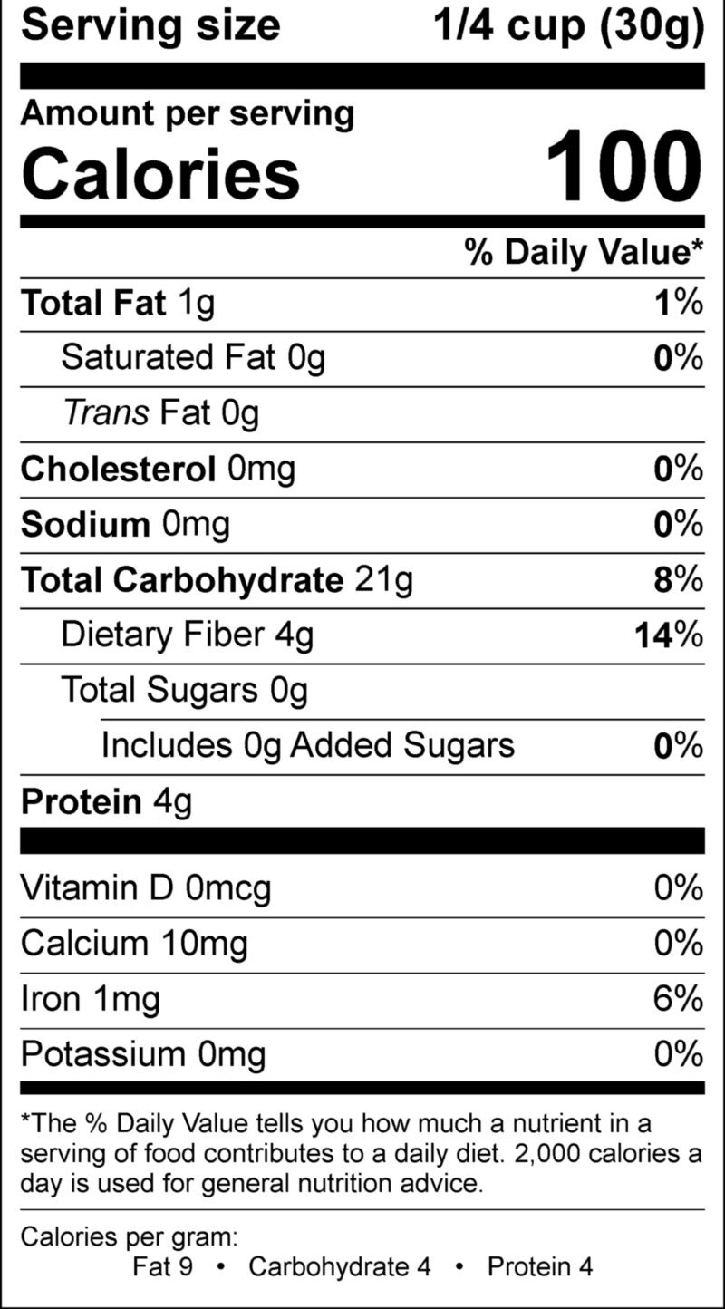 Organic Buckwheat Flour - 25 lbs (11.34kg)