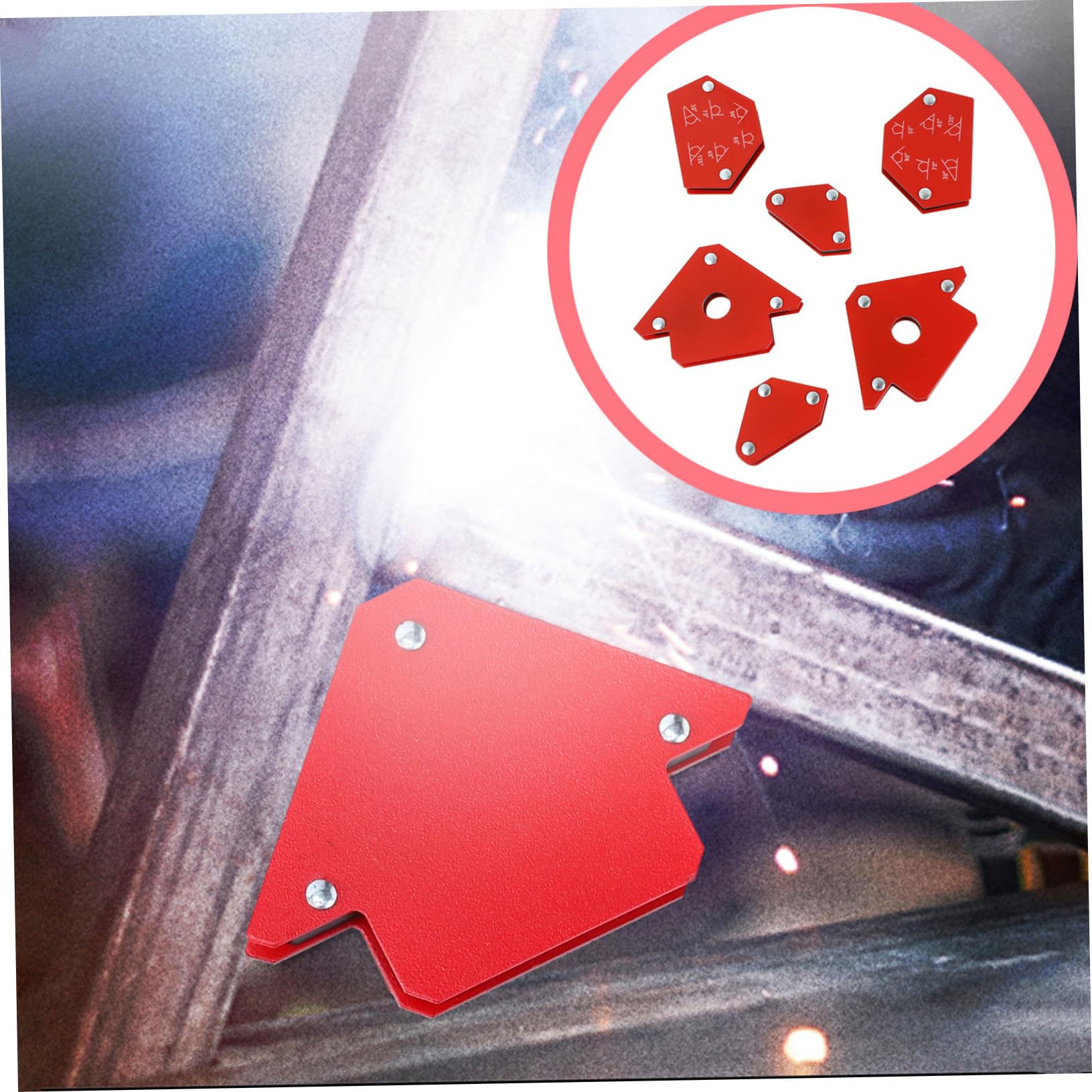 jojofuny Posizionatore Magnetico Per Saldatura Supporto Per Magneti Per Saldatura Posizionatore Di Riutilizzabile Design Multiforme Per Diverse Angolazioni Materiale Magnetico Ad Alta Resis