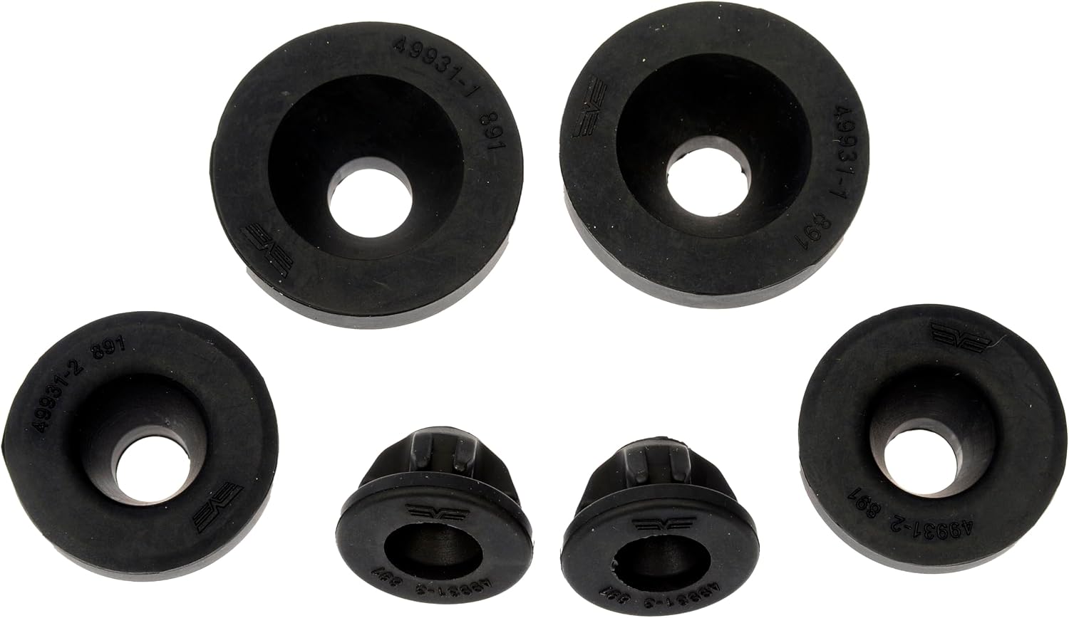 Dorman 49931 Engine Appearance Cover Grommet Compatible with Select Ford/Lincoln/Mercury Models, 6 Pack