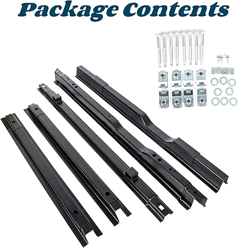 Miniatura 5 de Rieles de caja de camión compatibles con 1999-2018 F250 F350 Super Duty, 2008-2016 F450 Super Duty Truck Crossmember Long Bed Support Truck Bed