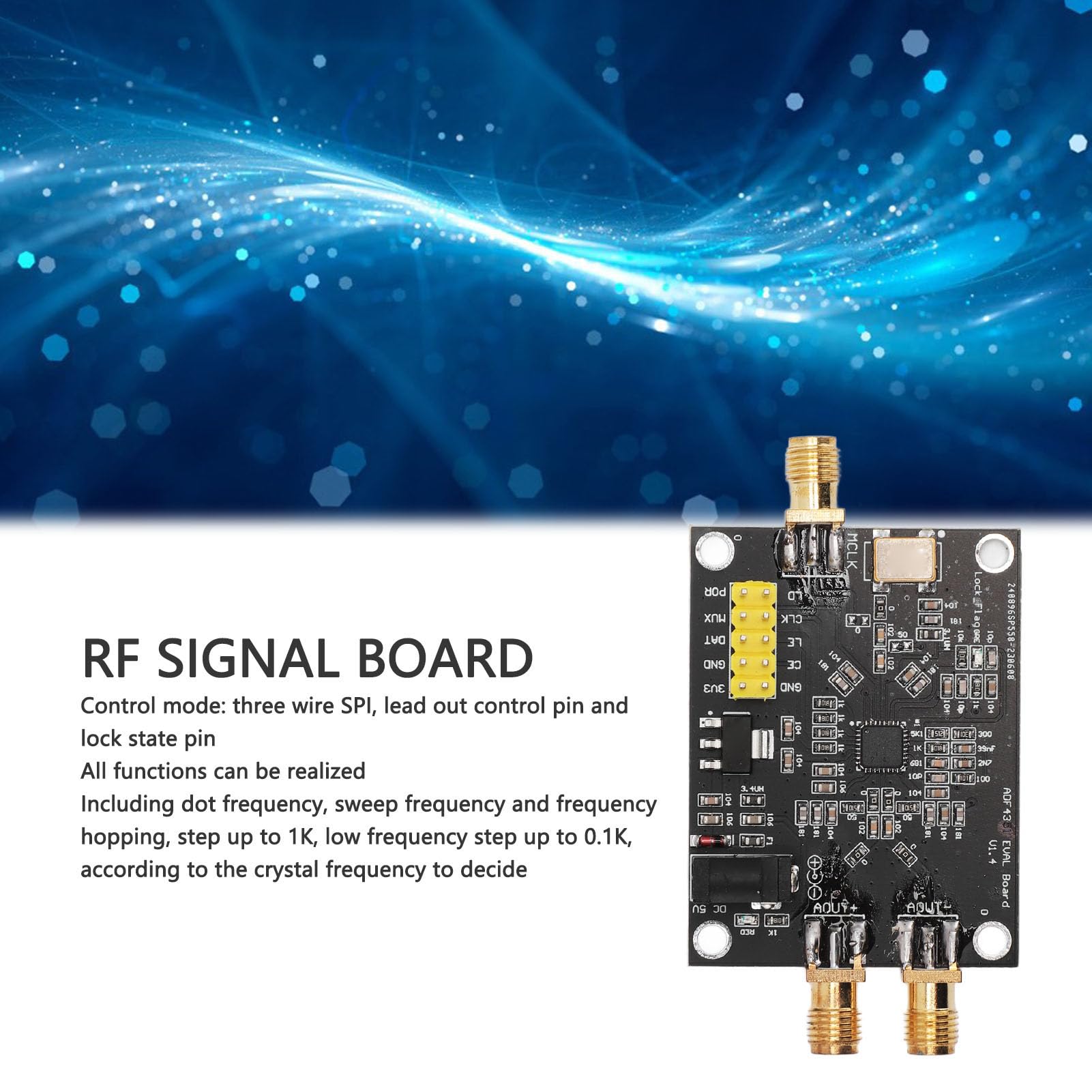 HF-Signalmodul Mit ADF4351 – 35 MHz Bis 4400 MHz, Produktbild-Vorschau 3