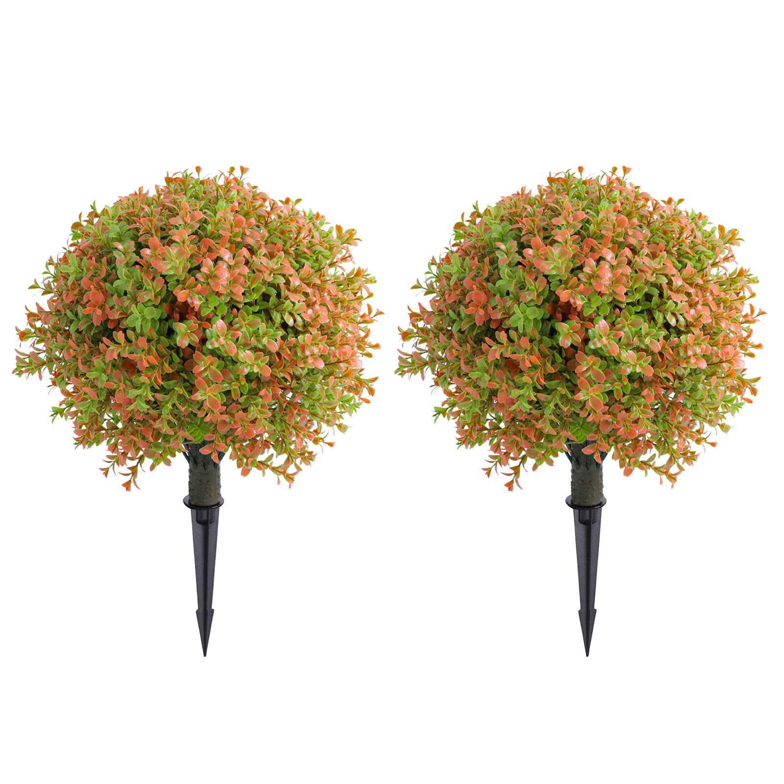 Domary Albero Artificiale di Arte Topiaria con Splendide Foglie Realistiche per la Bellezza Tutto L'anno in Casa o in Ufficio, Set di 2 Piante