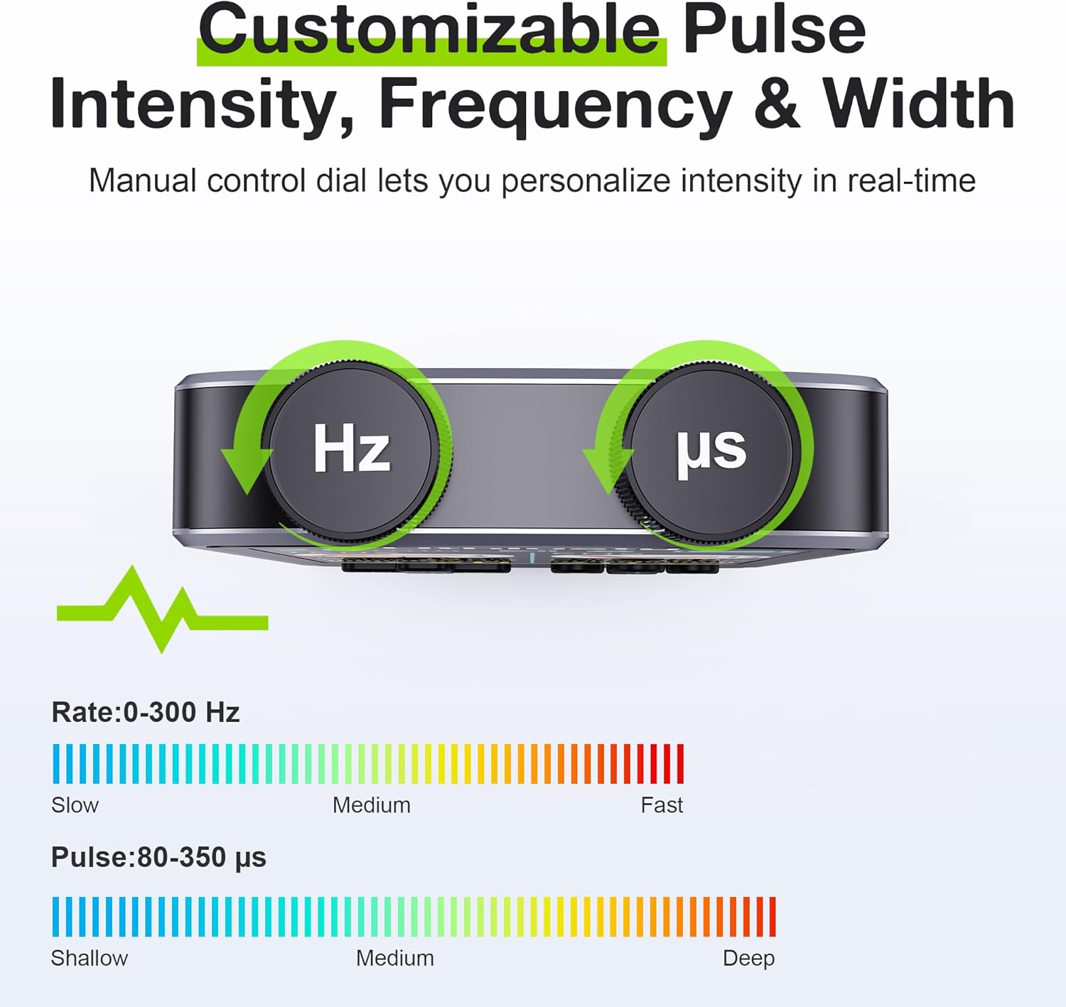 TENS Unit Muscle Stimulator with Color Display,Dual Channel TENS EMS Machine with Customizable Frequency&Pulse Width,36 Modes,20 Intensity Levels,Rechargeable Pain Relief Device–Black(Button Layout B) - Image 7