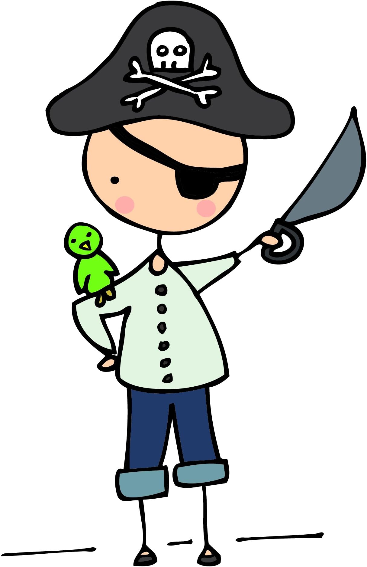 Piccolo Line P0519R70 Ahoy Mateys Stickers