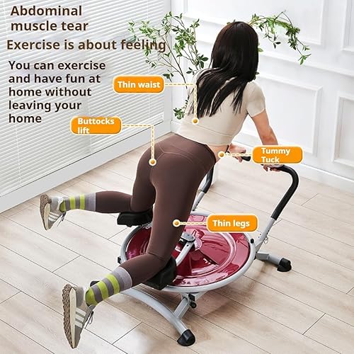 Miniatura 4 de Ocdin Ab Circle Pro Fitness Turntable Abdominal Trainer - Equipo de gimnasio en casa con almohadilla giratoria para rodillas