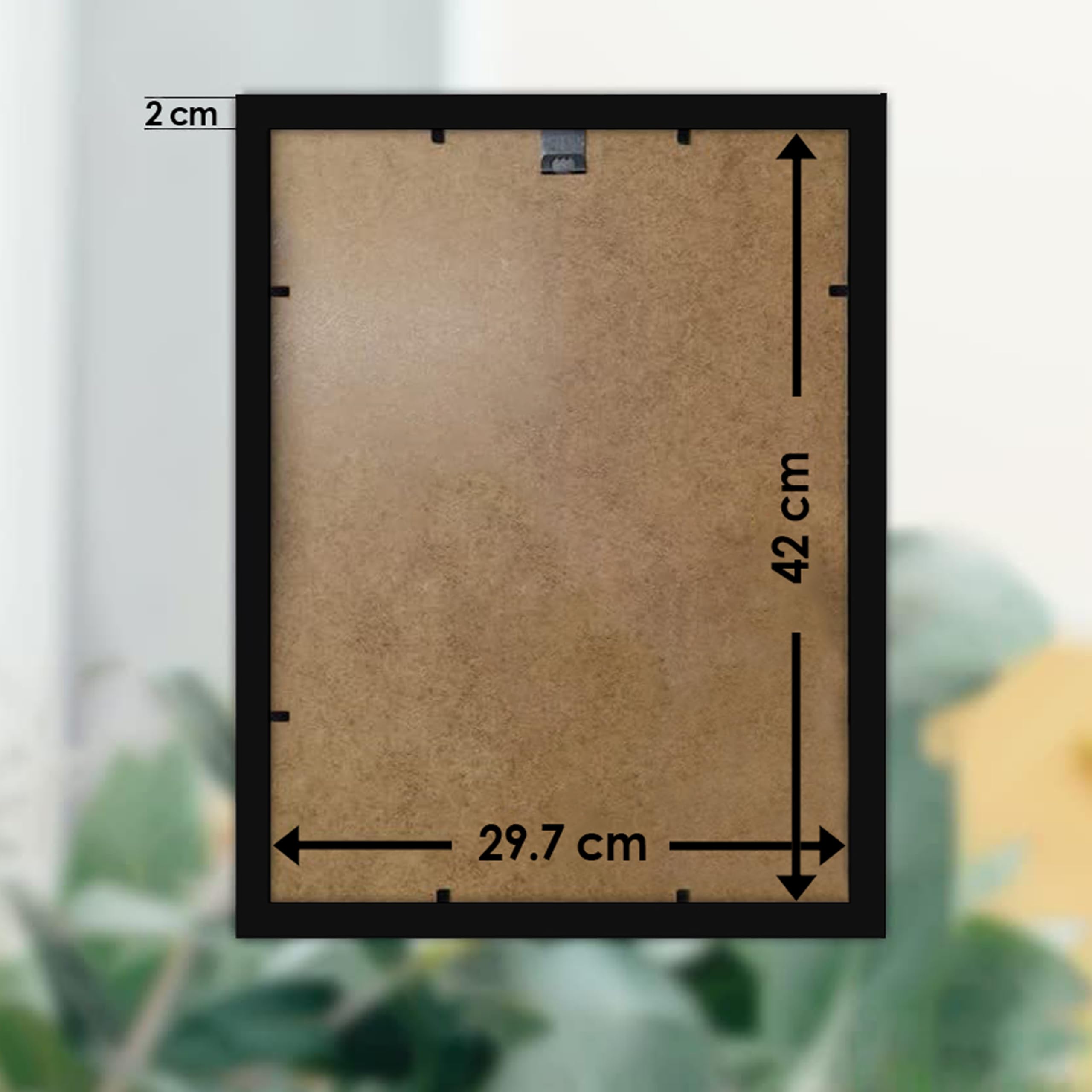 Bilderrahmen A3 | 7x Rahmen A3 mit Acryl-Sicherheitsglas Glas Bilderrahmen din A3 – Heimdekoration Bilderrahmen Schwarz | Ideal zum Verschenken und zum Aufhängen an der Wand