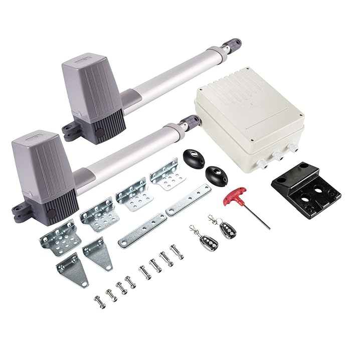 Buy COZ Gate Openers with Remotes, Automatic Dual Arm Swing Gate