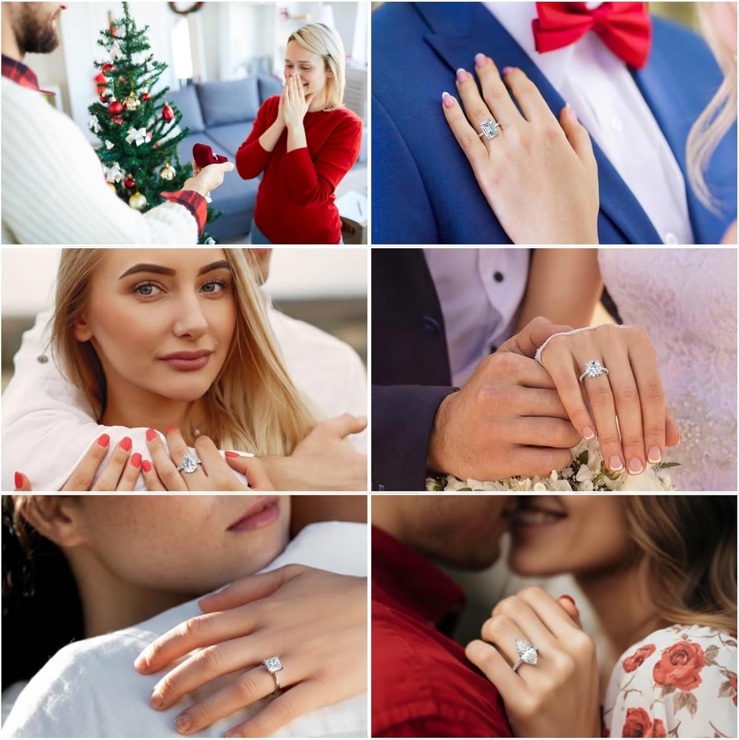 Real Diamond Ring For Women - IGI Certified Lab Grown Diamond Rings for Any Occasion, Wedding, Engagement Ring D-F Colorless, VVS1-VVS2-VS1 Clarity - 7 Shapes - Image 6