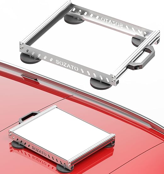 Starlink Mini Roof Mount,360°Rotatable Magnetic Mounting kit with Shock Absorption and Wind-Resistant Design Car Roof Rack Mount,Fit RV,Boat,Yacht,Truck,Starlink Mini Accessories(Magnetic Mount)