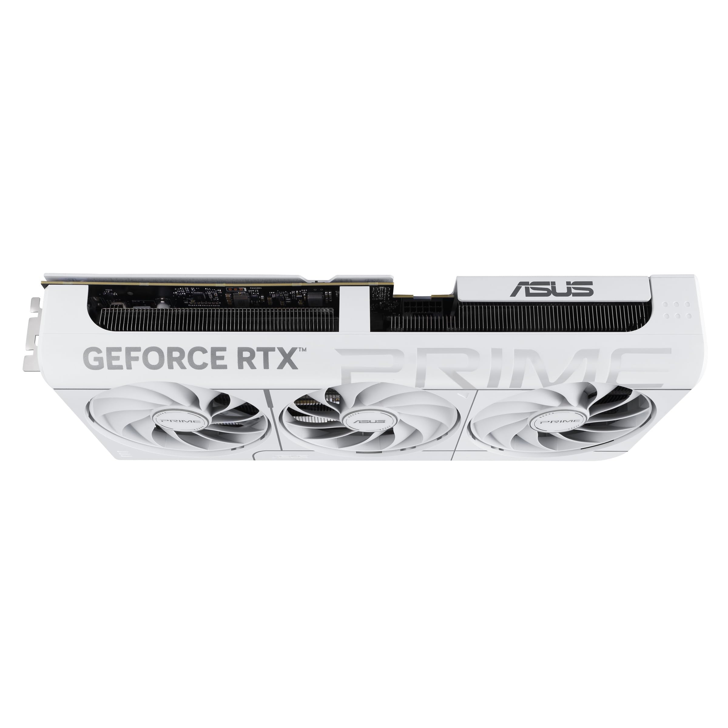 ASUS PRIME NVIDIA GeForce RTX 5070 OC Edition, Scheda Grafica 12 GB GDDR7, 192 Bit, PCIe 5.0, Design a 2,5 Slot, 3 Ventole Axial-Tech, 1 HDMI 2.1, 3 DisplayPort 2,1, Bianco, PRIME-RTX5070-O12G-WHITE