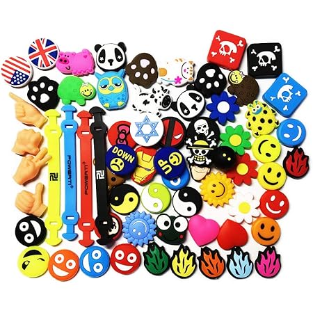 Amazon 100枚入 ラケット用小物 テニス振動止め 可愛い振動吸収 はランダムで発送 N A 振動止め