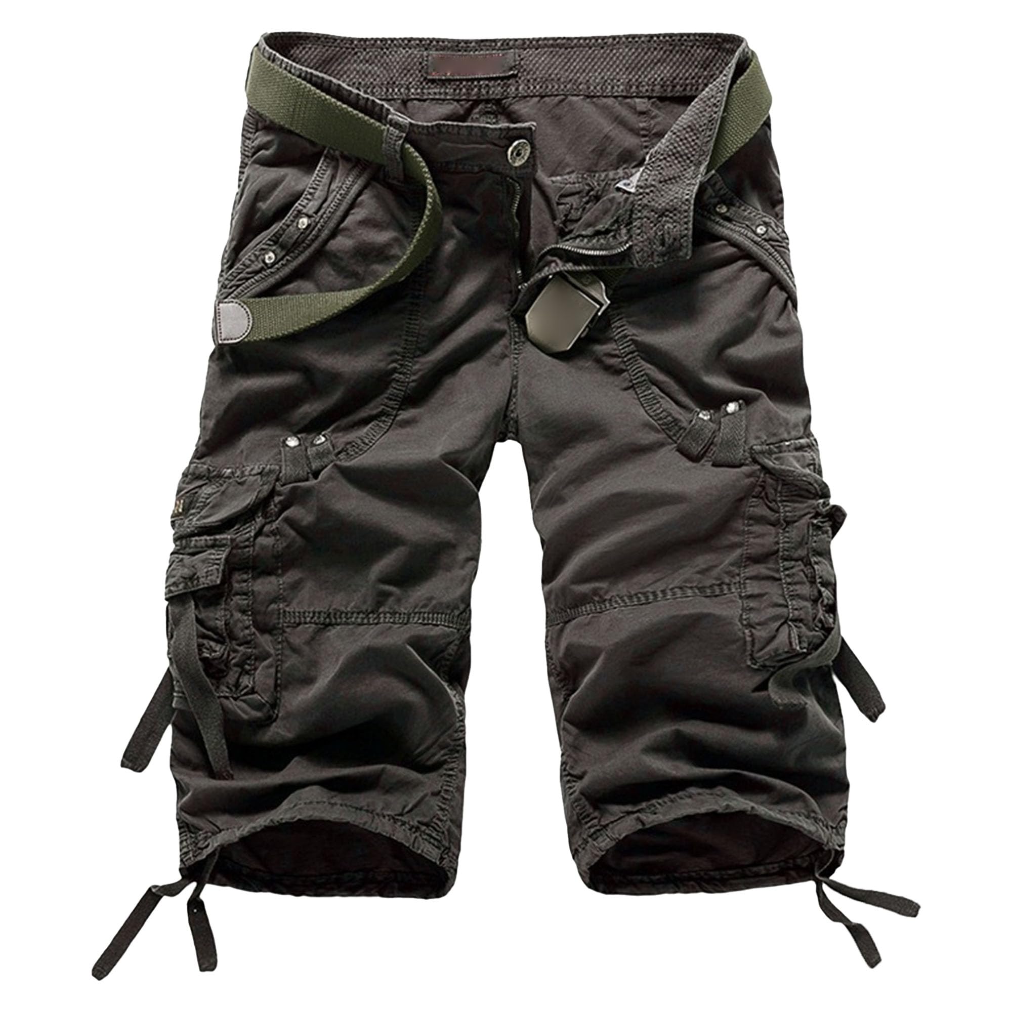 Short camouflage d'extérieur multi-poches confortable homme
