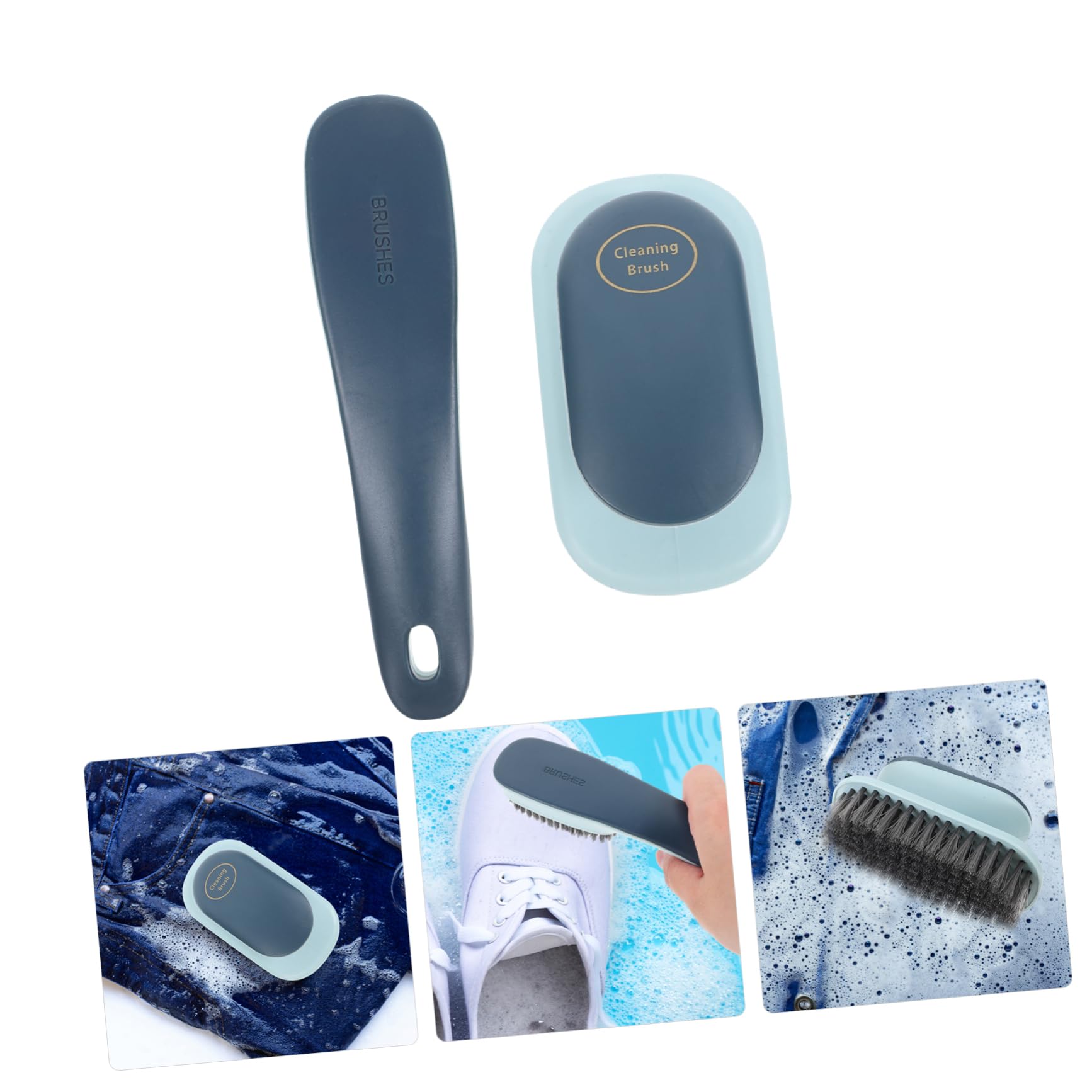 PRETYZOOM 5 Juegos De Herramientas De Limpieza Cepillo De Limpieza Cepillo para Fregar Zapatos Kit De Fregado para Zapatos s Multifuncionales De Lavandería De