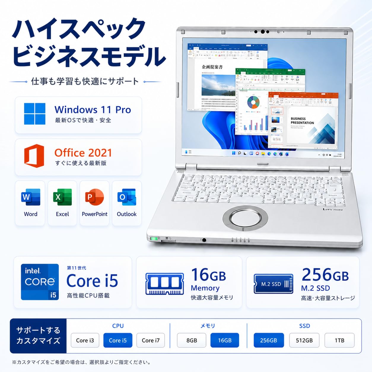 Amazon.co.jp: 【整備済み品】ノートパソコン Let's note CF-LV1 第11