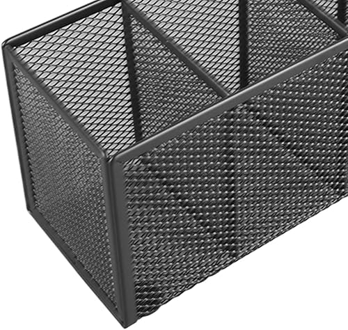 Vista 9 de Pssopp Organizador de suministros de arte, 4 rejillas, multiusos, suministros de papelería, almacenamiento para escuela, oficina, encimera