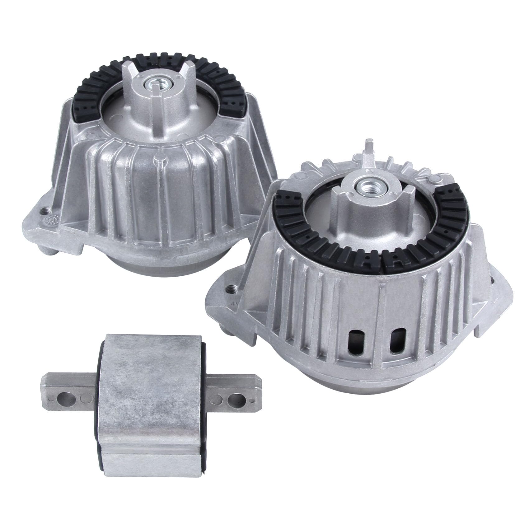 DOCAS 2x Supporto Motore + 1x Supporto Cambio A1402401318 A2042400217 A2042400317 compatible per Mercedes C E Klasse CLS W204 W212 S212 S204 C204 C207 C218 X218