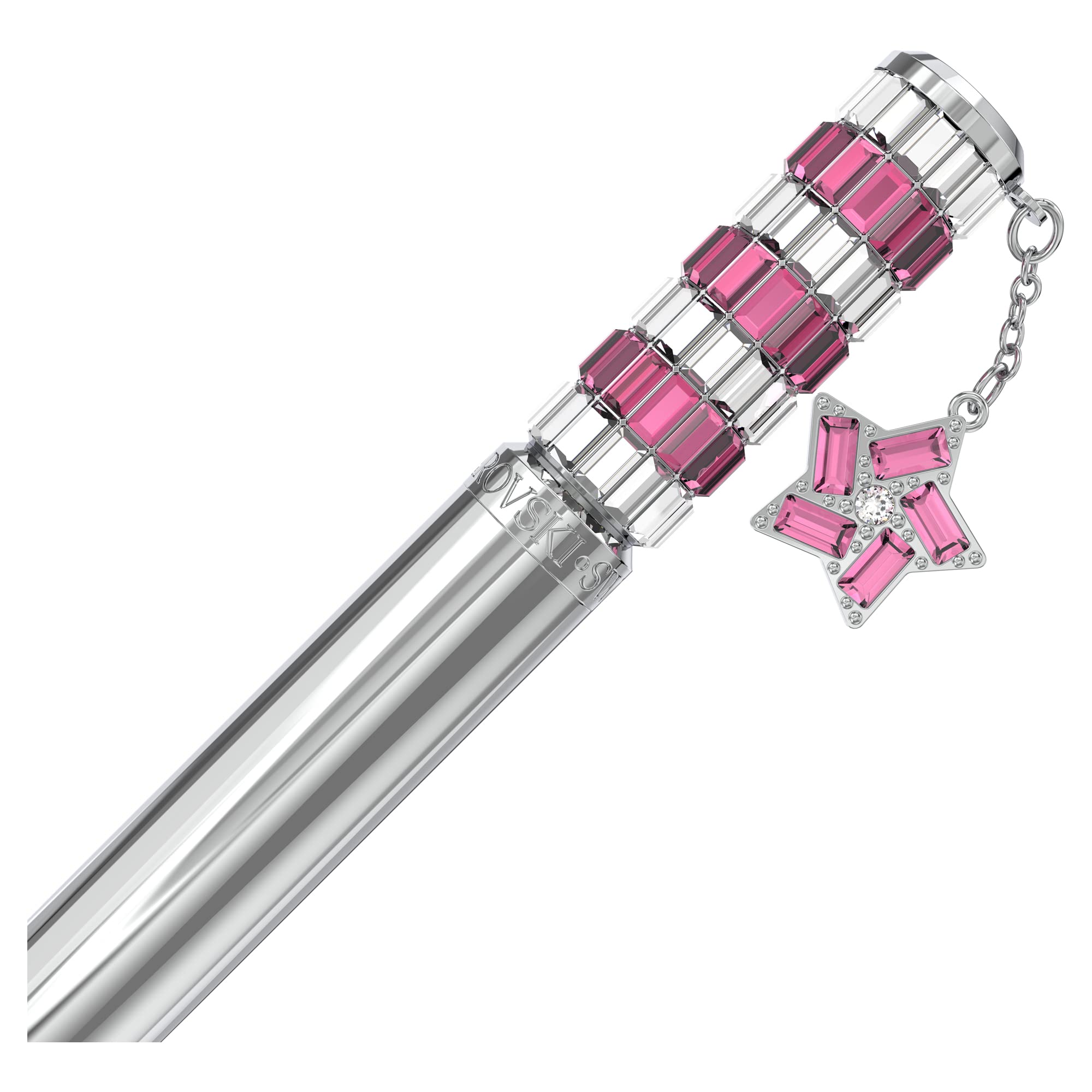 Swarovski Lucent Penna a Sfera Celebration 2023, con CristalliSwarovski , Design Cromato, Rosa