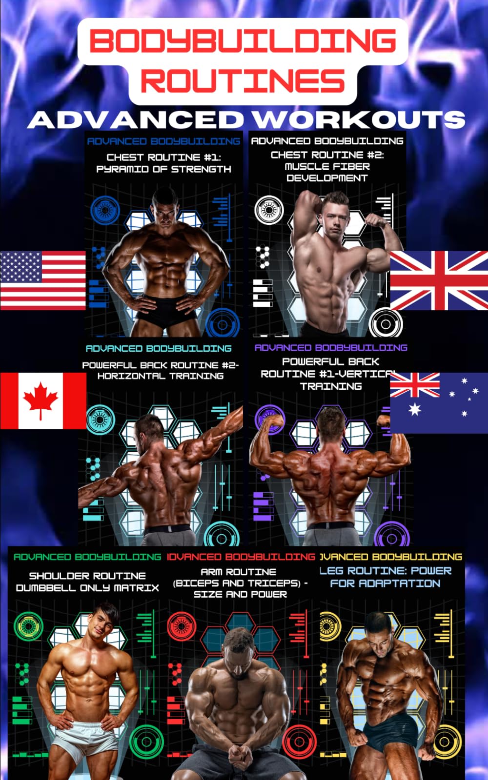Bodybuilding Routines: Advanced Workouts: 1 (Muscle building made simple)