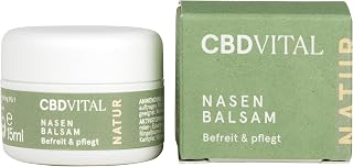 CBD Nasenbalsam mit Thymian, Eukalyptus und Pfefferminz | Mit Cannabidiol f&uuml;r Nase, Schleimh&auml;ute und Atemwege | CBDVITAL