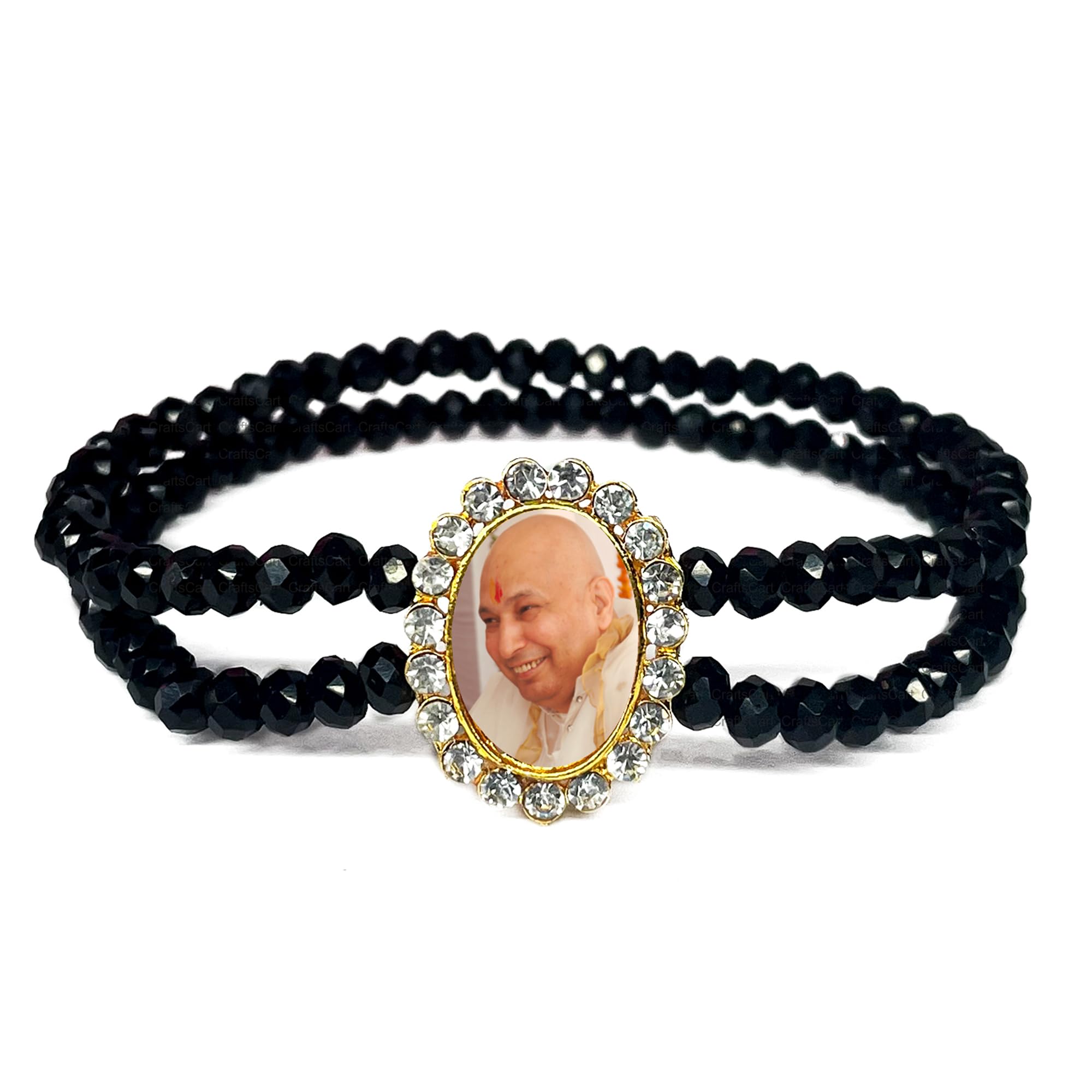CraftsCart Evil Eye Guruji Swaroop Bracelet | Guru Ji Bracelets | Stylish Golden Guruji Bracelets Blessings Bracelets for Men/Women (B0BRY86VXT) Amazon Price History, Amazon Price Tracker