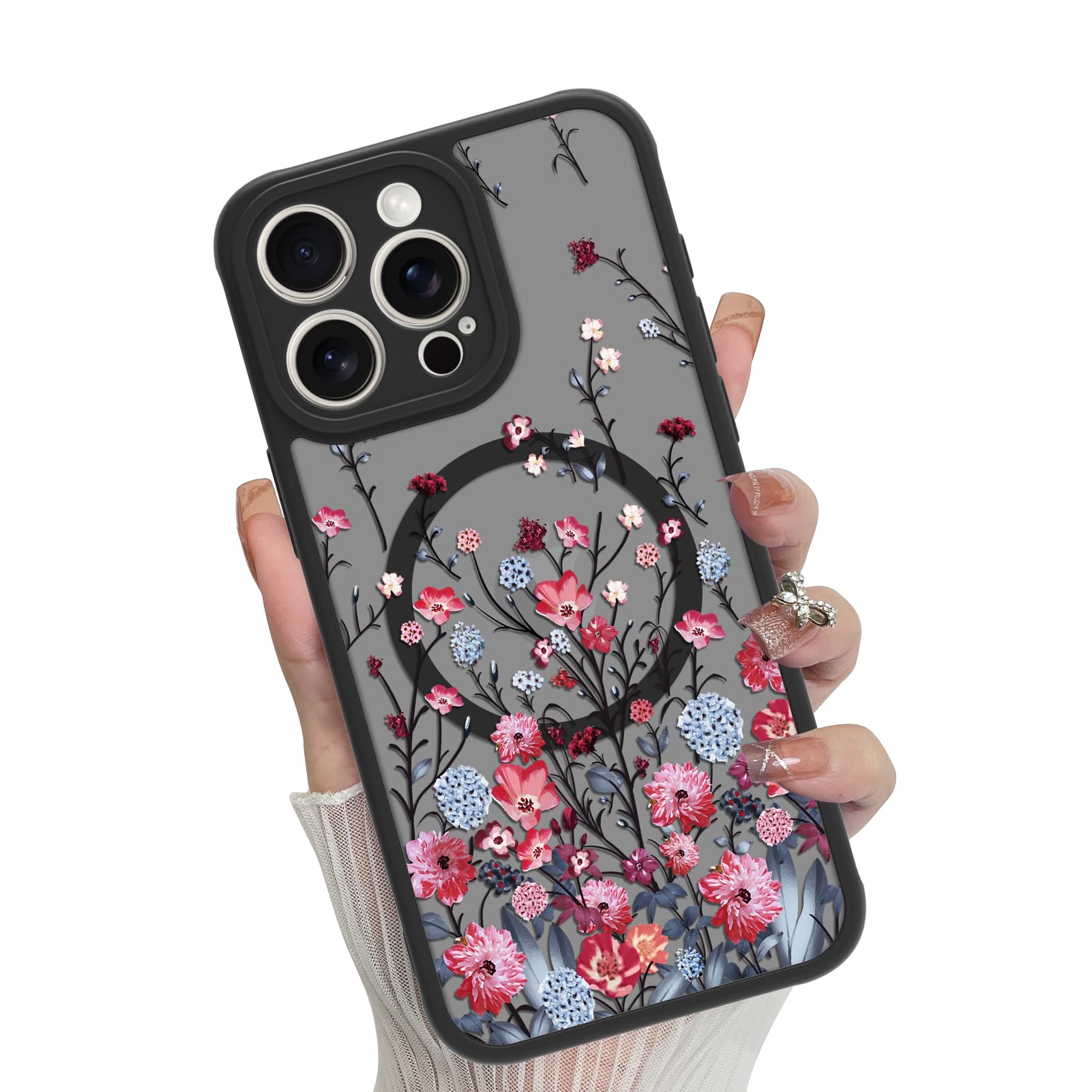 MOWIME Compatible With IPhone 14 Pro Case With Wrist Strap, Cute Daisy Floral Shockproof Soft TPU Protective Case For Women Girls, Slim Anti Scratch Case For IPhone 14 Pro 6.1 Inch - View #13