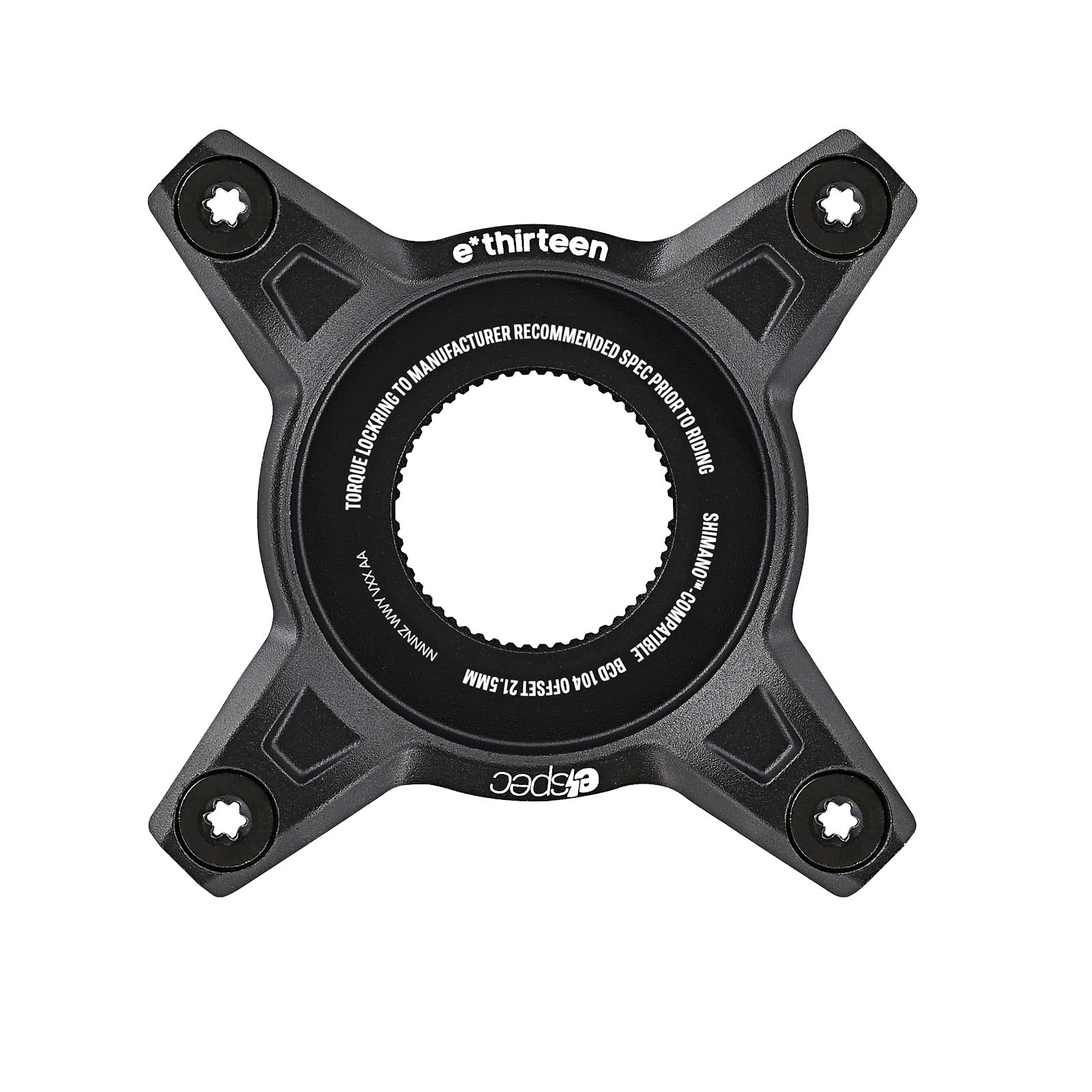 Carrier e*spec 104BCD spider alu pour vos sorties VTTAE Shimano EP8 - 3
