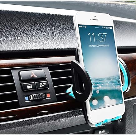 Gugio Soporte Movil Coche Ventilaci?n Universal 360 Grados Rotaci?n Porta Movil Coche para Rejillas del Aire de Coche para iPhone x/8/7/6 Plus/6s/6/5s/SE, Android Smartphone y GPS Dispositivo