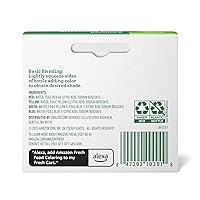 Vista 5 de Yaxa Grocery, Colorante de alimentos surtido, contiene botellas rojas, azules, verdes y amarillas, 1.2 onzas líquidas