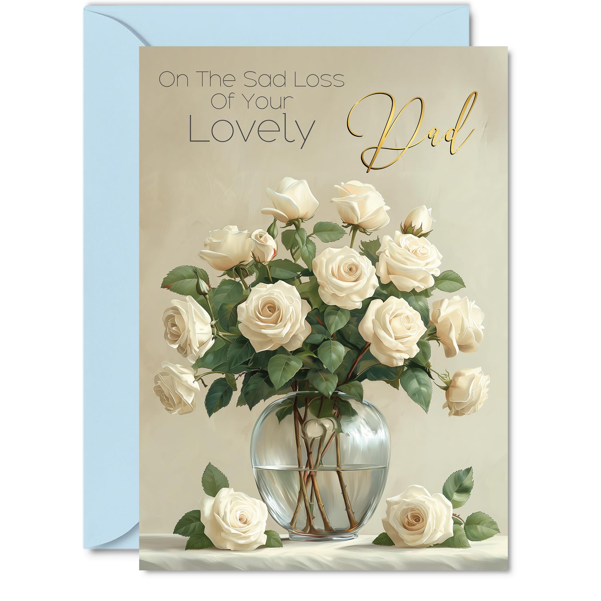 Sympathy Cards Loss of Dad, Lovely Dad Condolences Card
