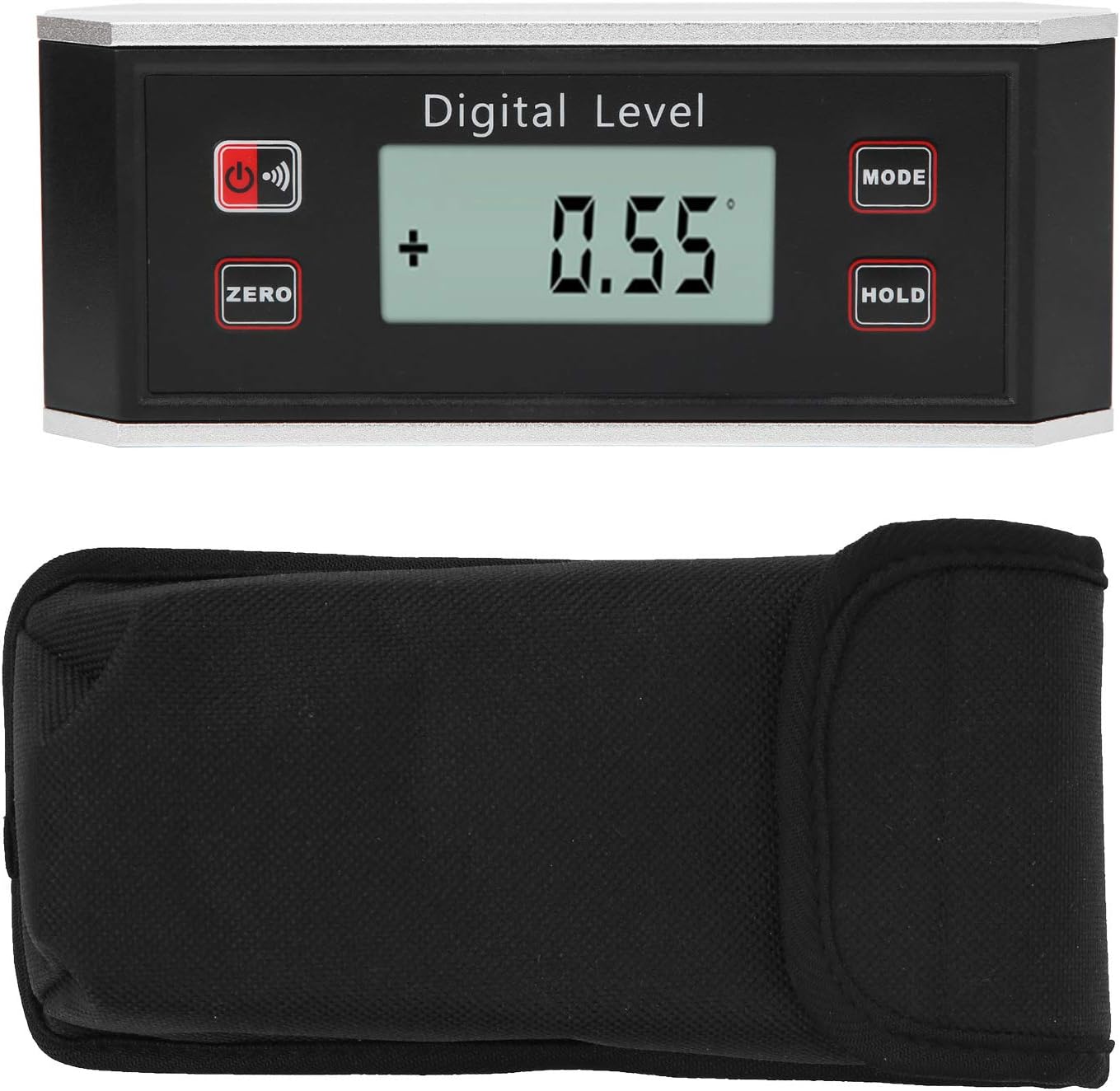 Level Inclinometer Digital Display Strip Type Inclination Box Angle Gauge High Accuracy Protractor for Woodworking House Decoration