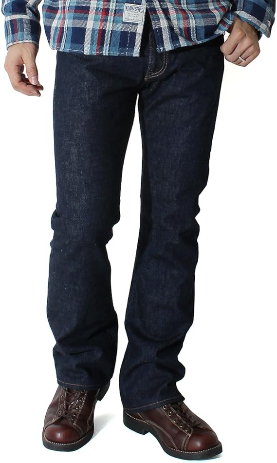 Amazon Kojima Genes 児島ジーンズ 15oz セルビッチ ブーツカット デニム ボトムス メンズ ジーンズ 通販
