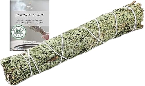 Miniatura 8 de Barra de manchas de salvia negra de 9 pulgadas para limpieza del hogar y limpieza de energía negativa  Varita de manchas de salvia negra orgánica