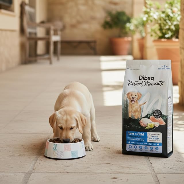 Foto 4 de 6 de Dibaq Natural Moments 5 Star Pavo y Pollo Cachorro Razas Medianas, 2 kg
