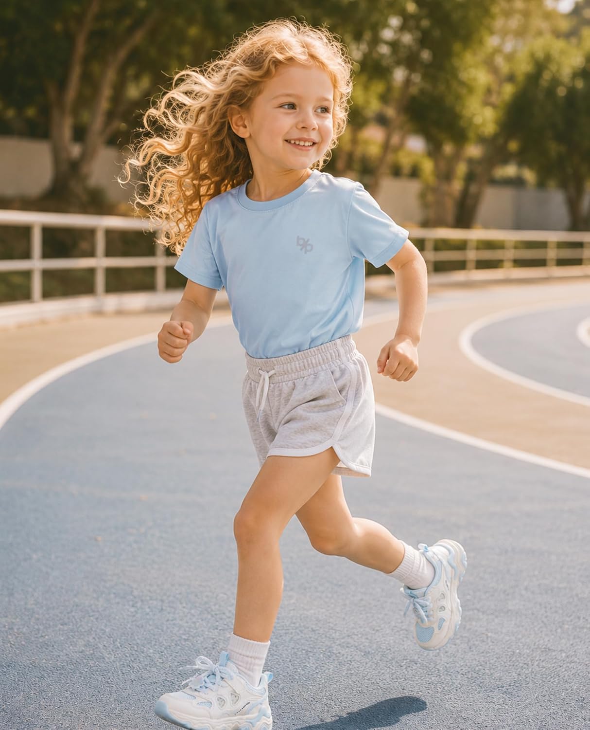 Balabala Boys Athletic Shirts Girls Short Sleeve Quick Dry T-Shirt Solid Basic Tee Tops for Kids Teens Sports Activewear