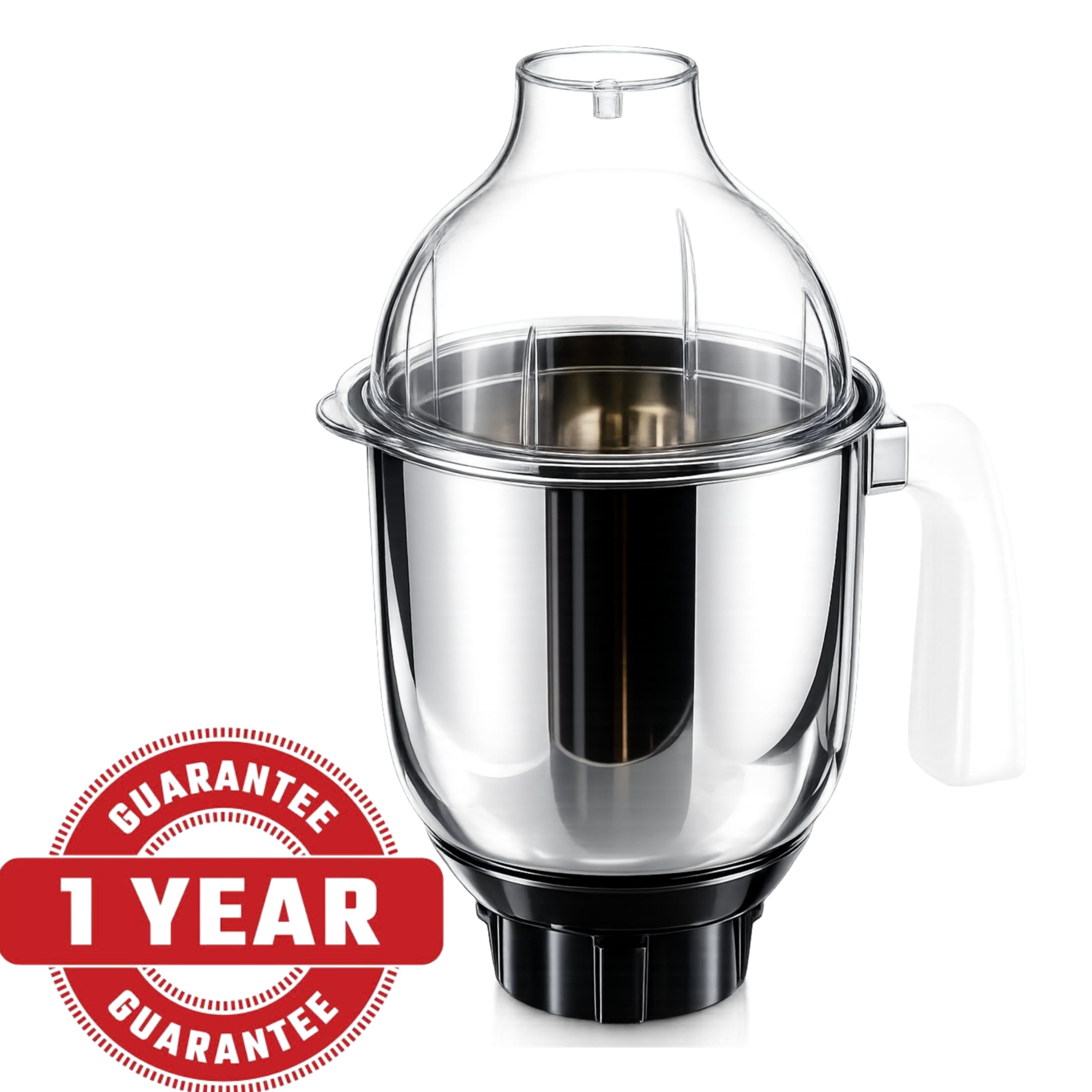 100% Compatible with Preethi Mixer Jar 1.5 L | Preethi Blue Leaf | 1500 ML Big Mixer Jar | 1.5 Litre Bigger Jar | Blender Bowl Jar | 1 Year warranty — Amazon image 2